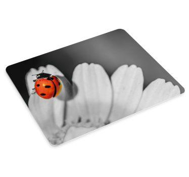 Originele muismat met lieveheersbeestje op bloem - TenStickers
