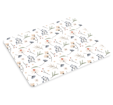 Originele muismat Aquarel bloemmotief - TenStickers