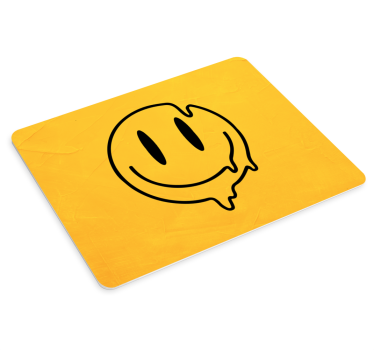 Originele muismat smeltende glimlach icoon - TenStickers