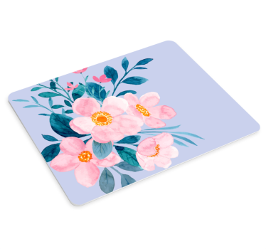 Originele muismat bloemige aquarel arrangement - TenStickers