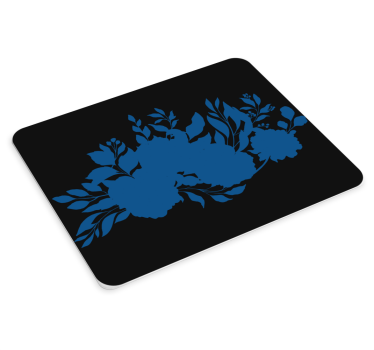 Originele muismat botanisch blad element - TenStickers
