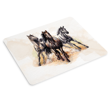 Galopperende majestueuze paarden originele muismat - TenStickers