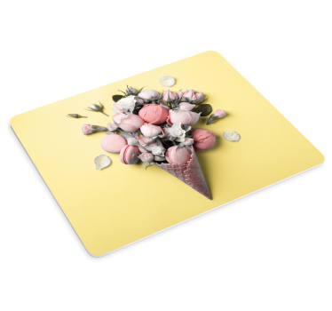 Originele muismat bloemen ijsje cone - TenStickers