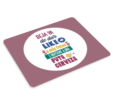Citaat muismat leuke sociale uitnodiging - TenStickers