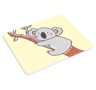 Originele muismat schattige koala boom - TenStickers