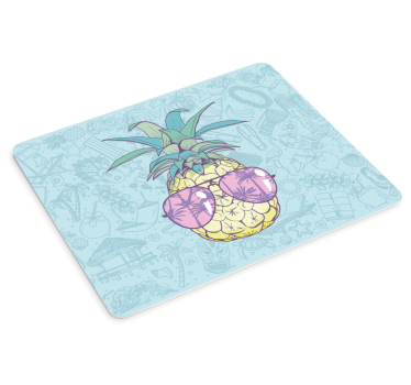 Originele muismat ananas met zonnebril - TenStickers