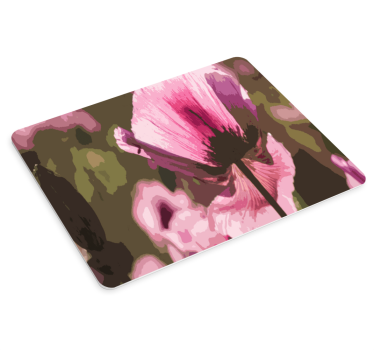 Originele muismat bloemrijke abstracte kunst - TenStickers