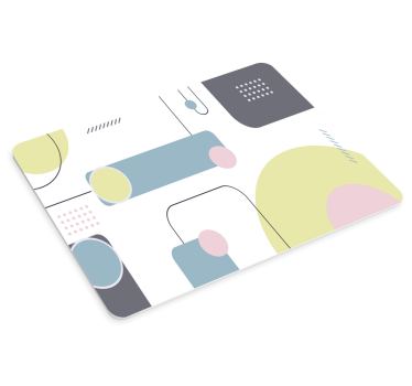 Gaming muismat moderne geometrische vormen - TenStickers
