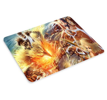 Gaming muismat epic fantasy strijd - TenStickers