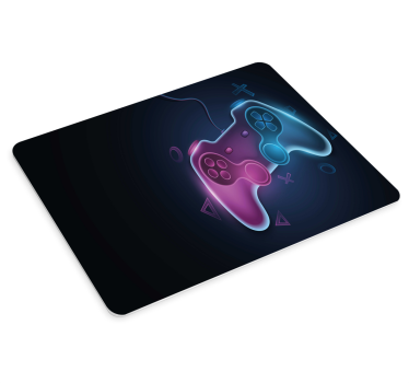 Gaming muismat kleurrijke game controllers - TenStickers