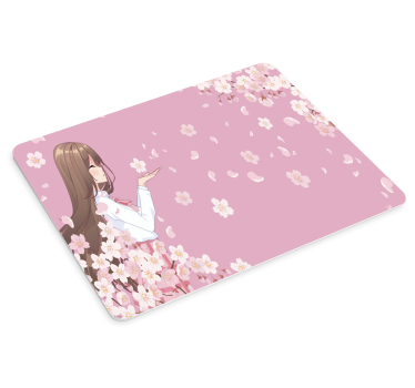Anime muismat charmante bloemige karakter - TenStickers