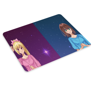 Anime muismat anime-personages met sterren - TenStickers