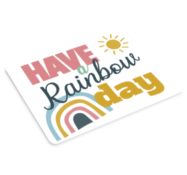 Citaat muismat heb een regenboog - TenStickers