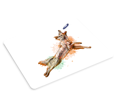 Originele muismat vliegende hond vangen - TenStickers