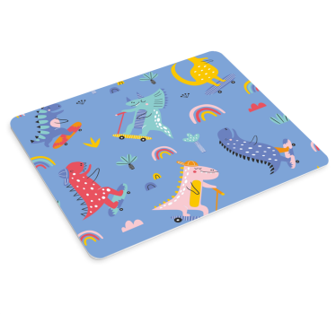 Anime muismat fantasievolle dinosaurus avonturen - TenStickers