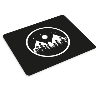 Gaming muismat berglandschap uitzicht - TenStickers