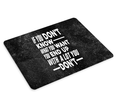 Citaat muismat inspirerende levensadviezen - TenStickers