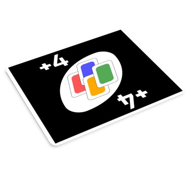 Gaming muismat kleurvolle kaartenset - TenStickers
