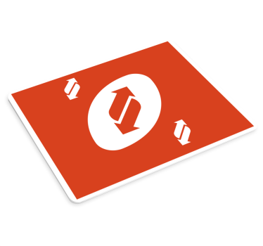 Originele muismat dapper cirkel symbool - TenStickers