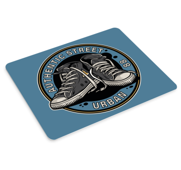 Originele muismat stijlvolle stads sneakers - TenStickers