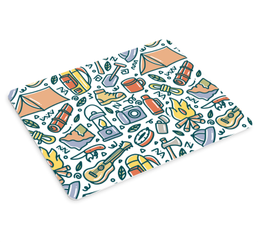 Originele muismat outdoor avontuurlijke elementen - TenStickers