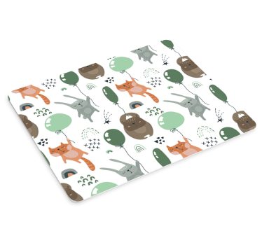Originele muismat schattige dieren speeltijd - TenStickers
