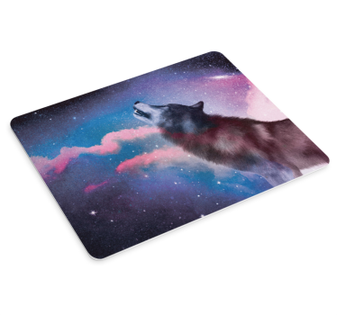 Gaming muismat majestueuze wolf huilend - TenStickers