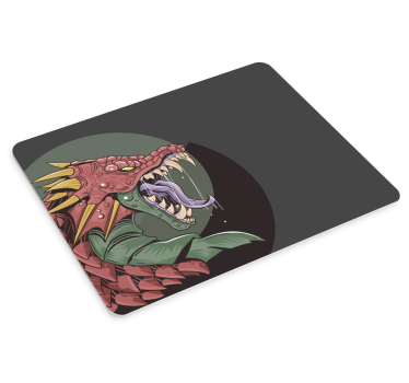 Gaming muismat woeste draak hoofd - TenStickers