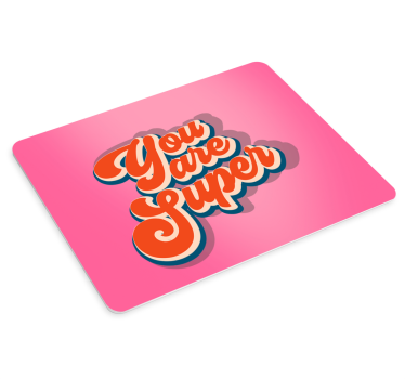 Citaat muismat positieve affirmatie verklaring - TenStickers