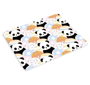 Anime muismat schattig panda patroon - TenStickers
