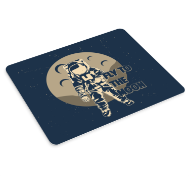 Gaming muismat cosmonaut ontdekt de kosmos - TenStickers