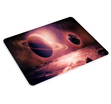 Gaming muismat hemels planeetlandschap - TenStickers