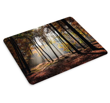 Originele muismat serene boslandschap - TenStickers