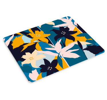 Originele muismat stralende botanische print - TenStickers