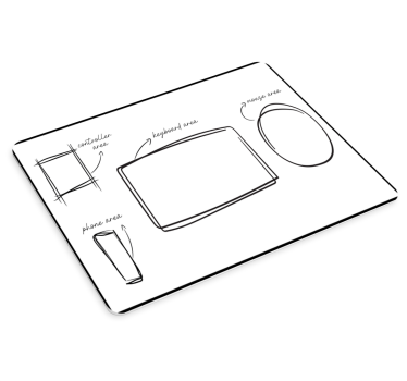 Speelruimte Gaming muismat - TenStickers