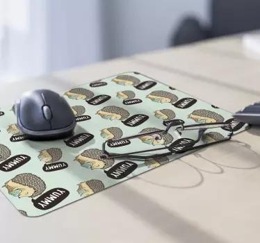 Originele muismat schattige egeltjes karakters - TenStickers
