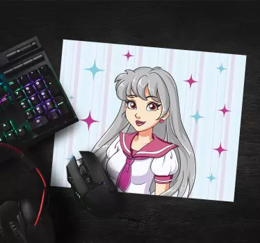 Anime muismat anime karakter kunstwerk - TenStickers