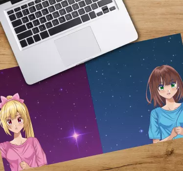 Anime muismat anime-personages met sterren - TenStickers