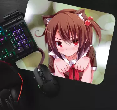 Anime muismat schattig karakterontwerp - TenStickers