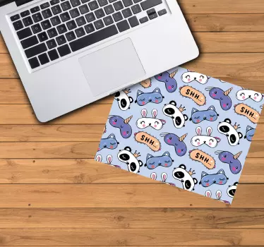 Anime muismat schattige dierenfiguren - TenStickers