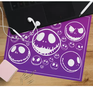 Anime muismat speelse doodskop patronen - TenStickers