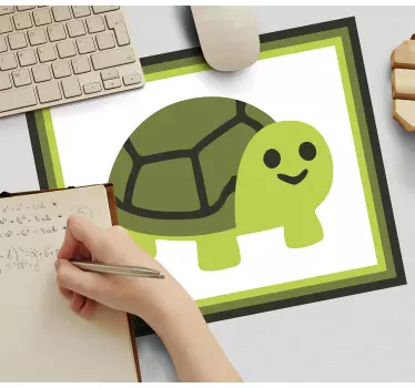 Anime muismat vrolijke schildpad karakter - TenStickers