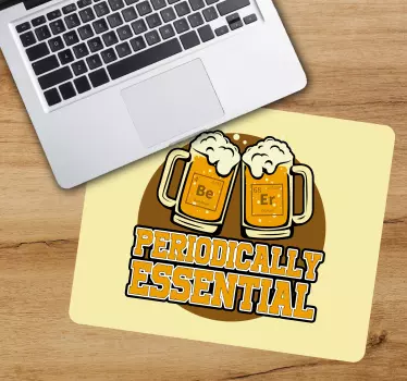 Citaat muismat bier chemie citaat - TenStickers