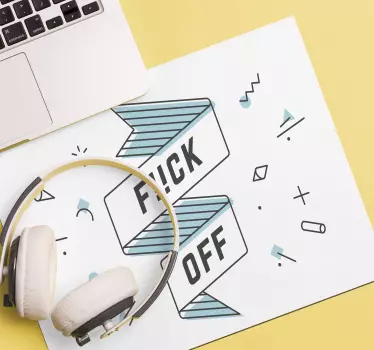 Citaat muismat gedurfde boodschap verklaring - TenStickers