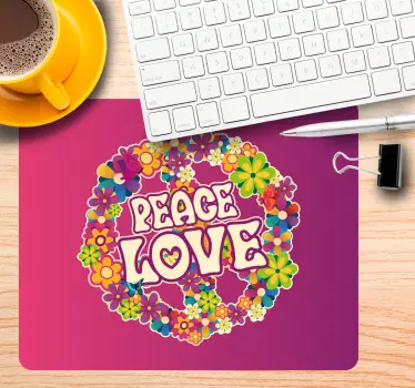 Citaat muismat levendige botanische harmonie - TenStickers