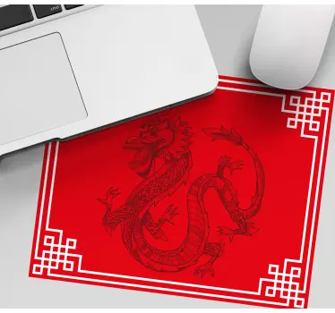 Gaming muismat artistieke draak afbeelding - TenStickers