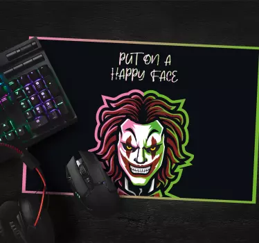 Gaming muismat creepy clown ontwerp - TenStickers