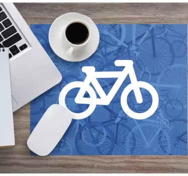 Gaming muismat gestileerde fiets graphic - TenStickers