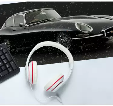 Gaming muismat klassiek auto profiel - TenStickers