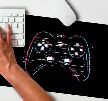 Gaming muismat kleurrijke game controller - TenStickers